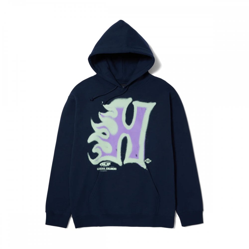 Heat Wave Pullover Hoodie - Navy