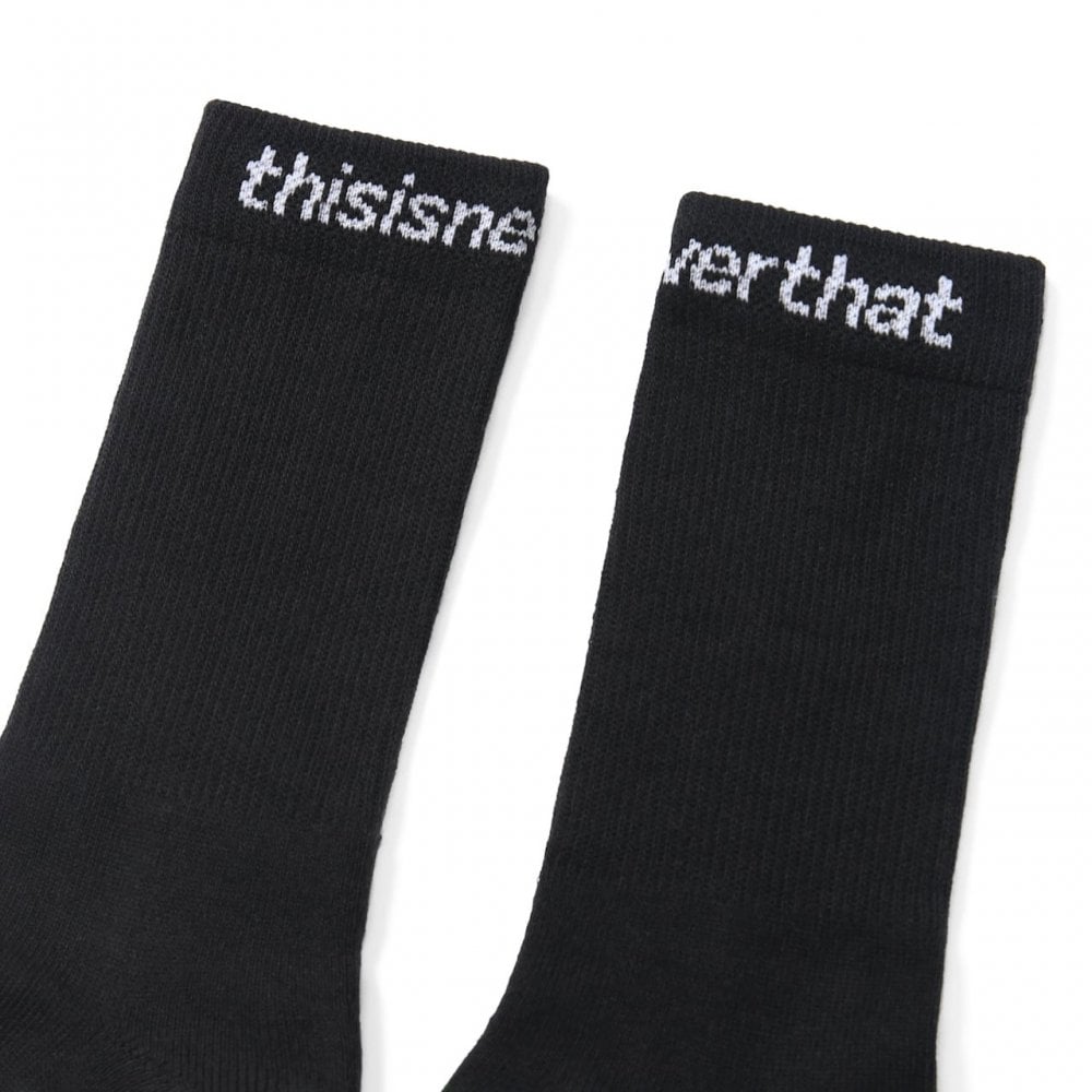 SP-Logo Socks 3 Pack - Black