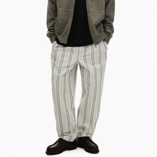 Stripe Jacquard Pant - Ivory