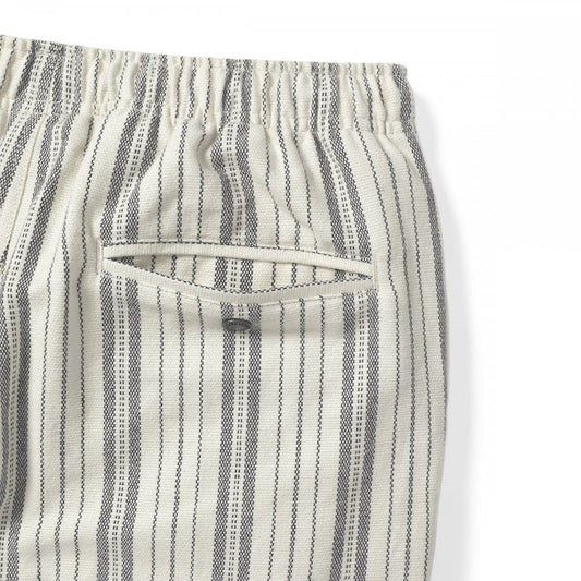 Stripe Jacquard Pant - Ivory