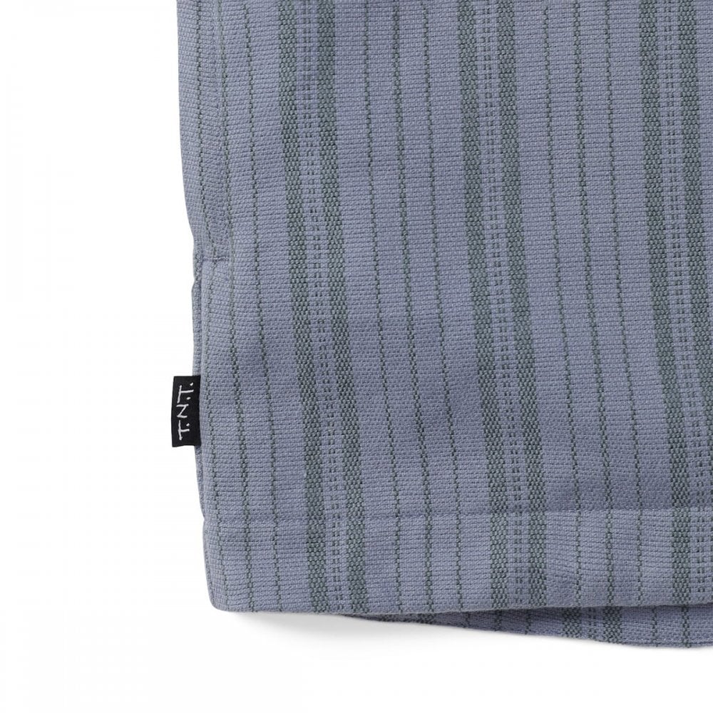 Stripe Jacquard Hoodie - Purple