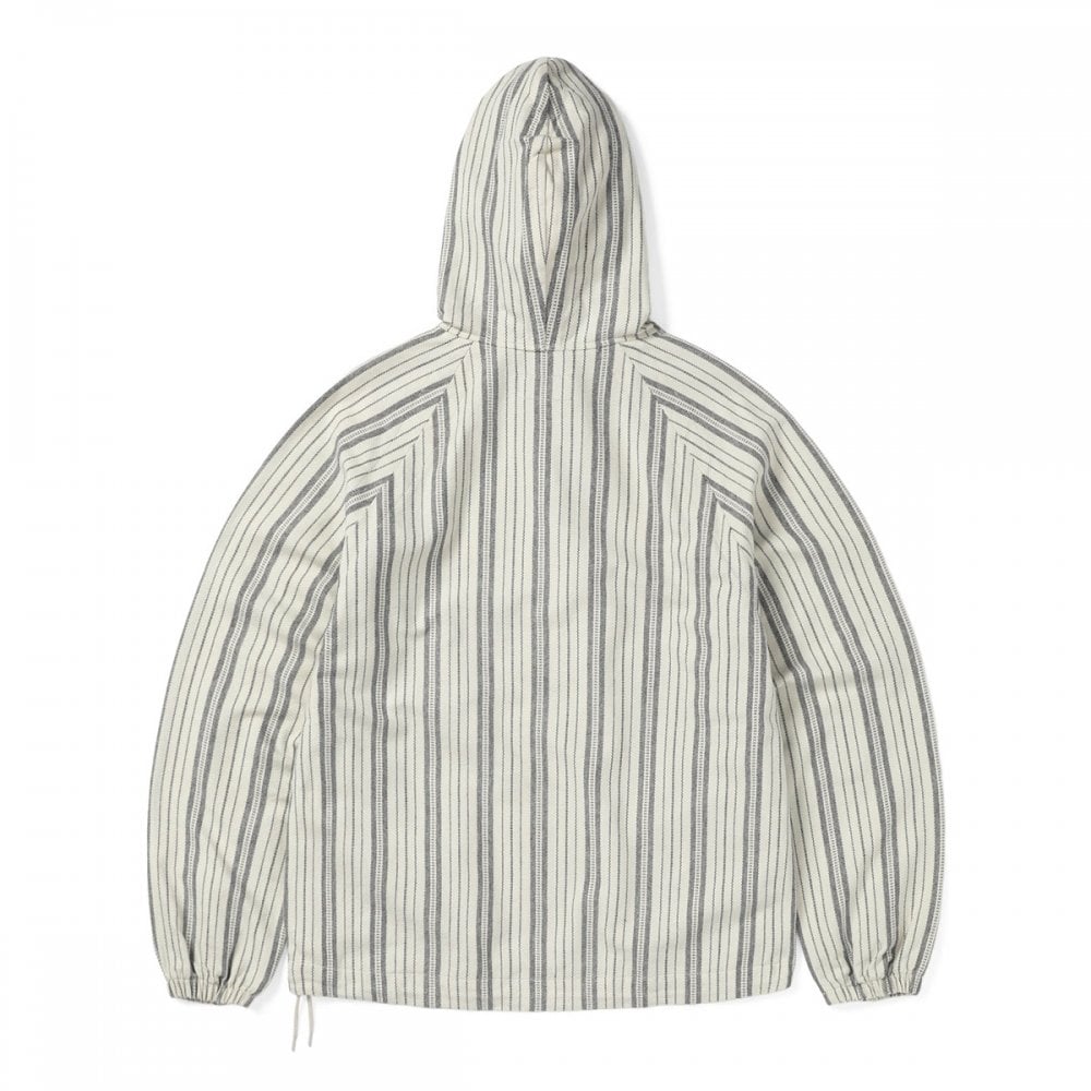 Stripe Jacquard Hoodie - Ivory
