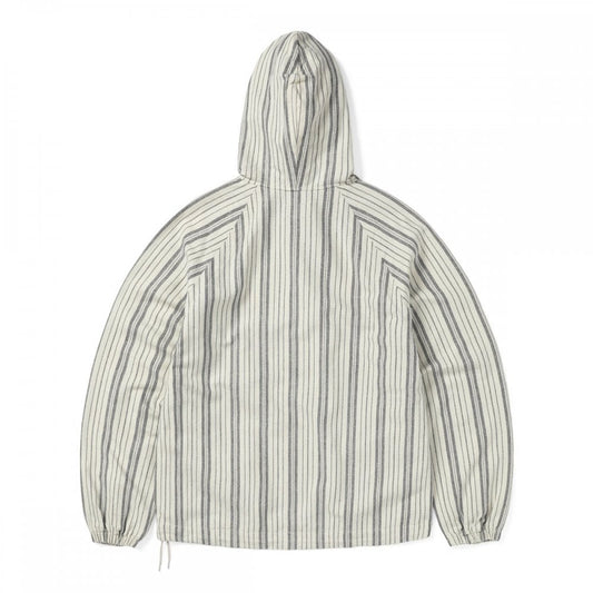 Stripe Jacquard Hoodie - Ivory