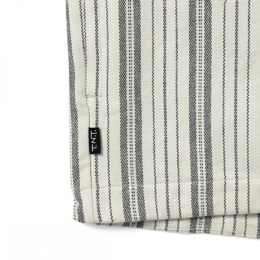 Stripe Jacquard Hoodie - Ivory