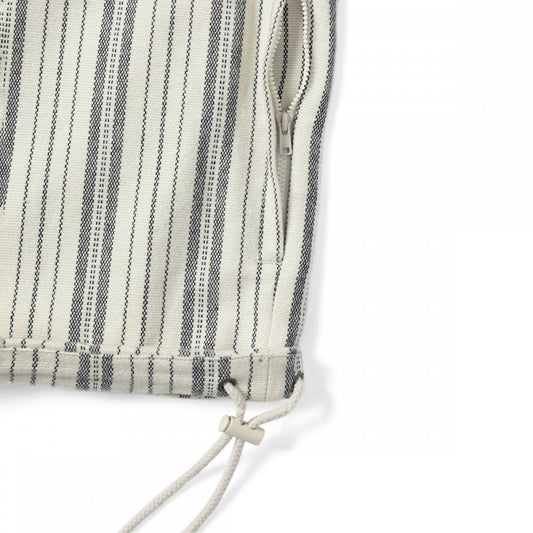 Stripe Jacquard Hoodie - Ivory