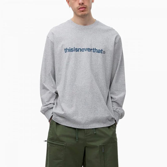 T-Logo L/S Tee - Grey Heather
