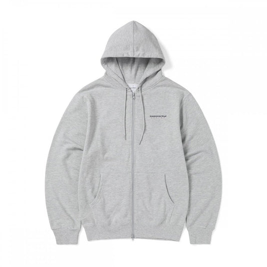 DSN-Logo Zip Hoodie - Grey Heather