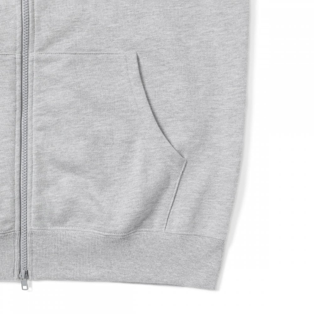 DSN-Logo Zip Hoodie - Grey Heather