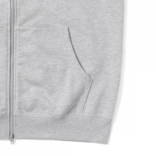 DSN-Logo Zip Hoodie - Grey Heather