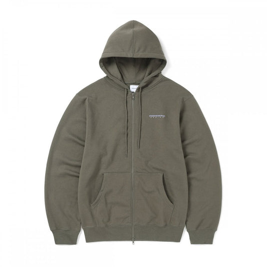 DSN-Logo Zip Hoodie - Mocha