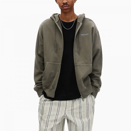 DSN-Logo Zip Hoodie - Mocha