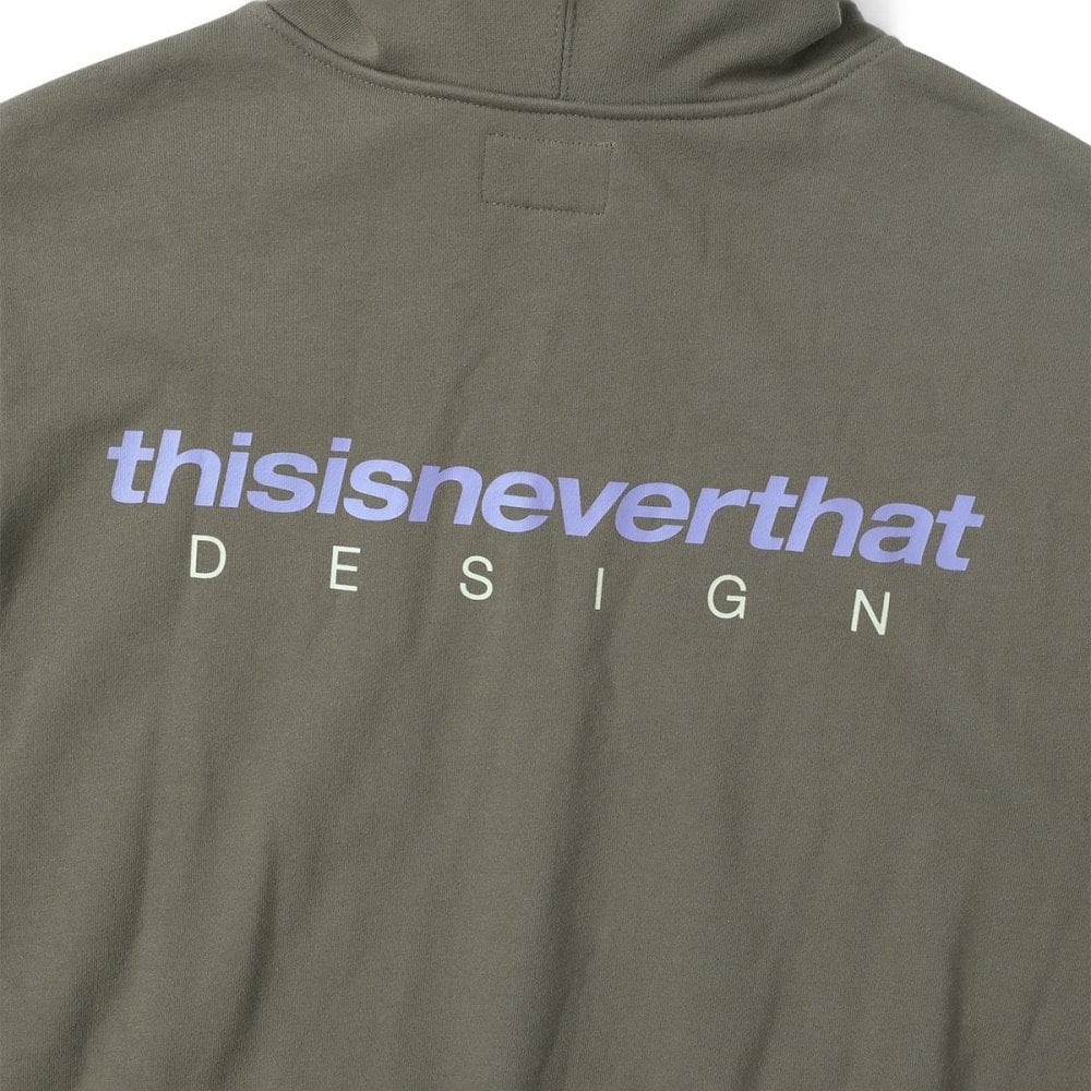 DSN-Logo Zip Hoodie - Mocha