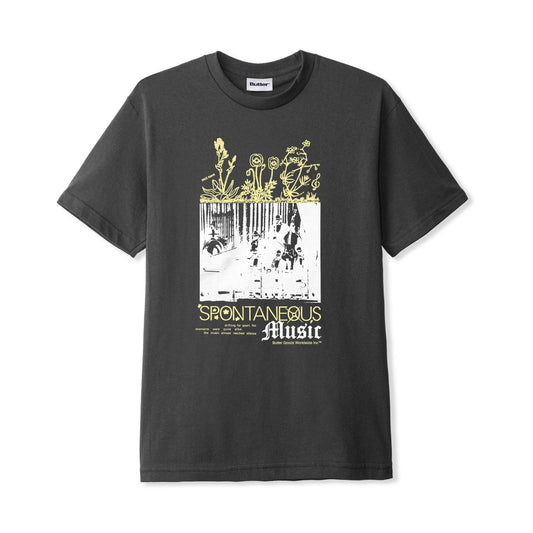 Spontaneous Music Tee Charcoal