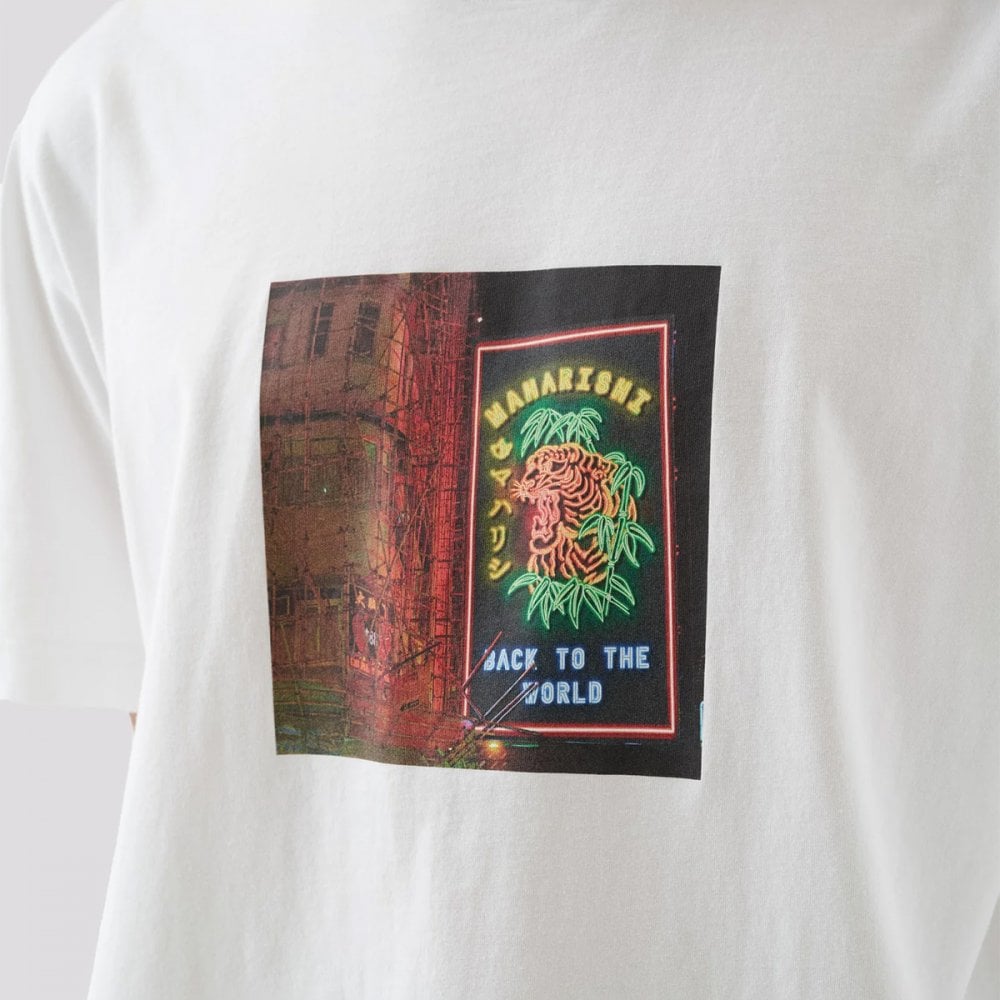 1281 Neon Tiger T-shirt - White