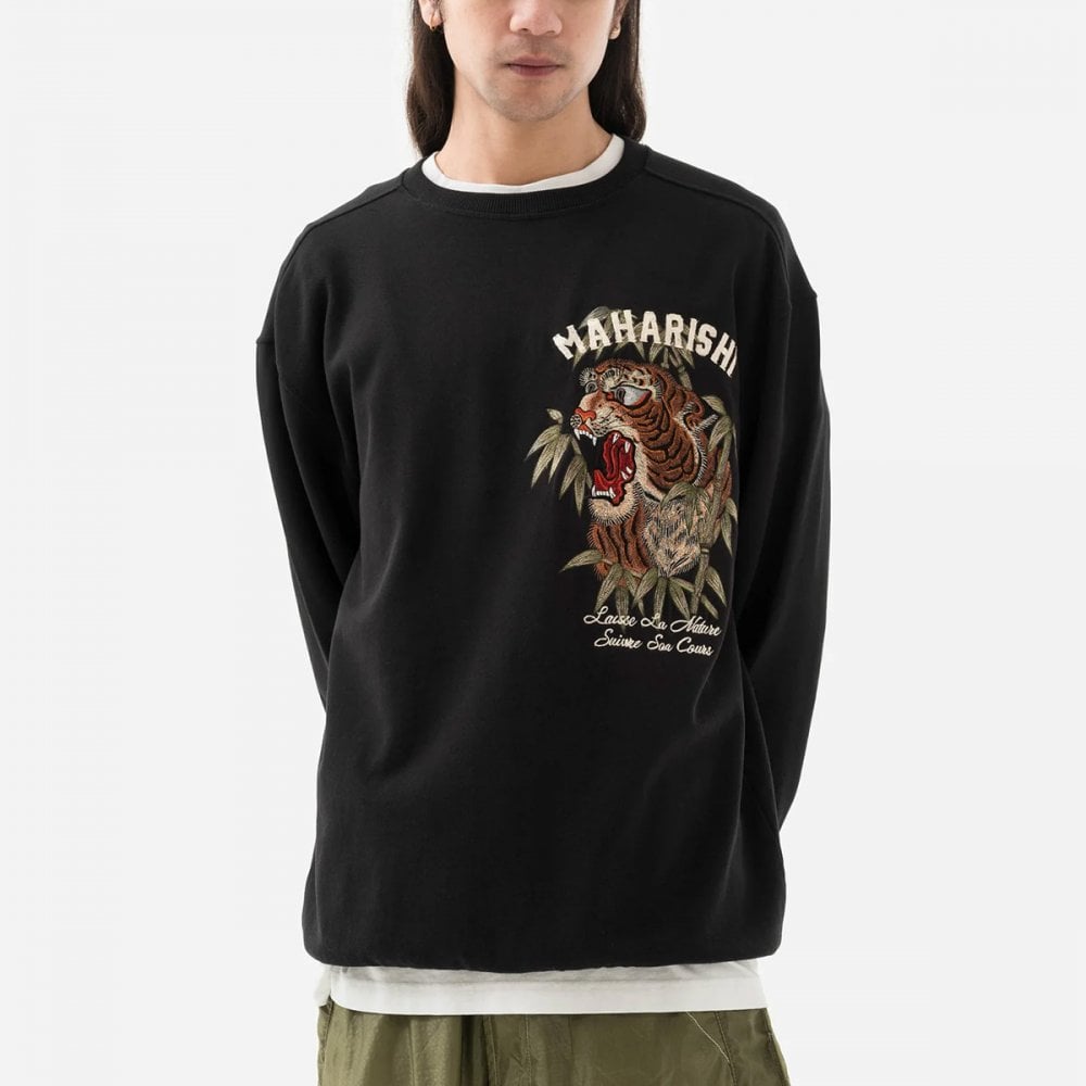 5101 Maha Tiger Embroidered Crew