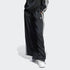 Women's Satin Wide Leg Joggers - Black