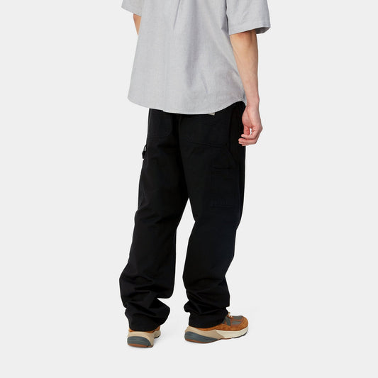 Single Knee Pant - Black Garment Dyed