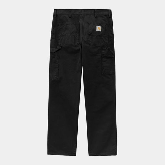 Single Knee Pant - Black Garment Dyed