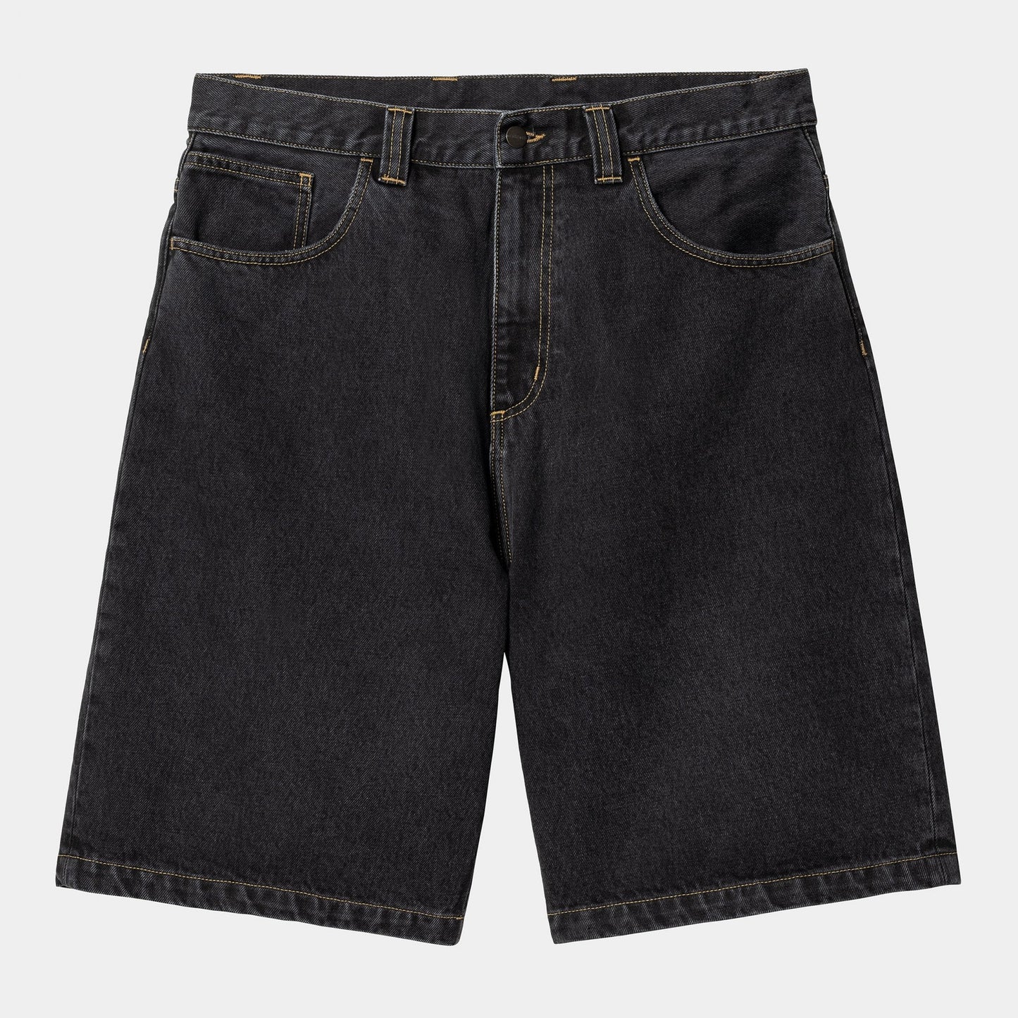 Brandon Short Black (Stone Washed)