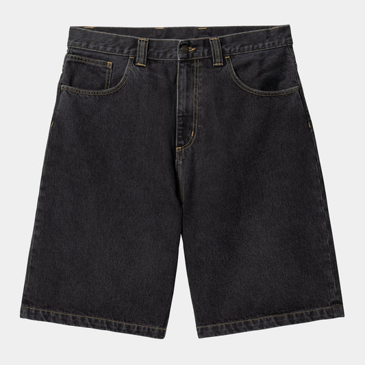 Brandon Short Black (Stone Washed)