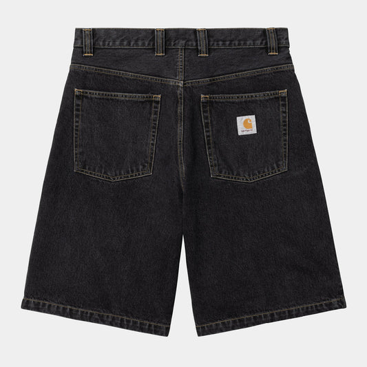 Brandon Short Black (Stone Washed)