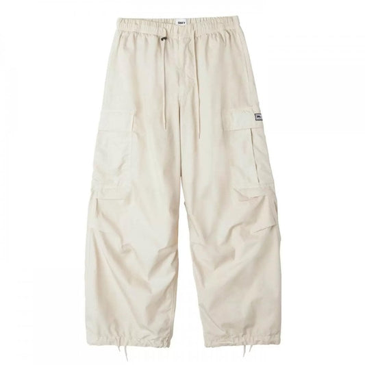Women's Giant Parachute Cargo Pant - Silver Grey