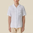 Linen Camp Collar Shirt - White