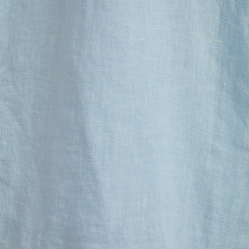 Linen Camp Collar Shirt - Sky