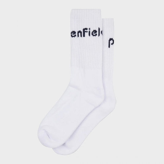 Intarsia Sock 2 Pair Pack - Bright White