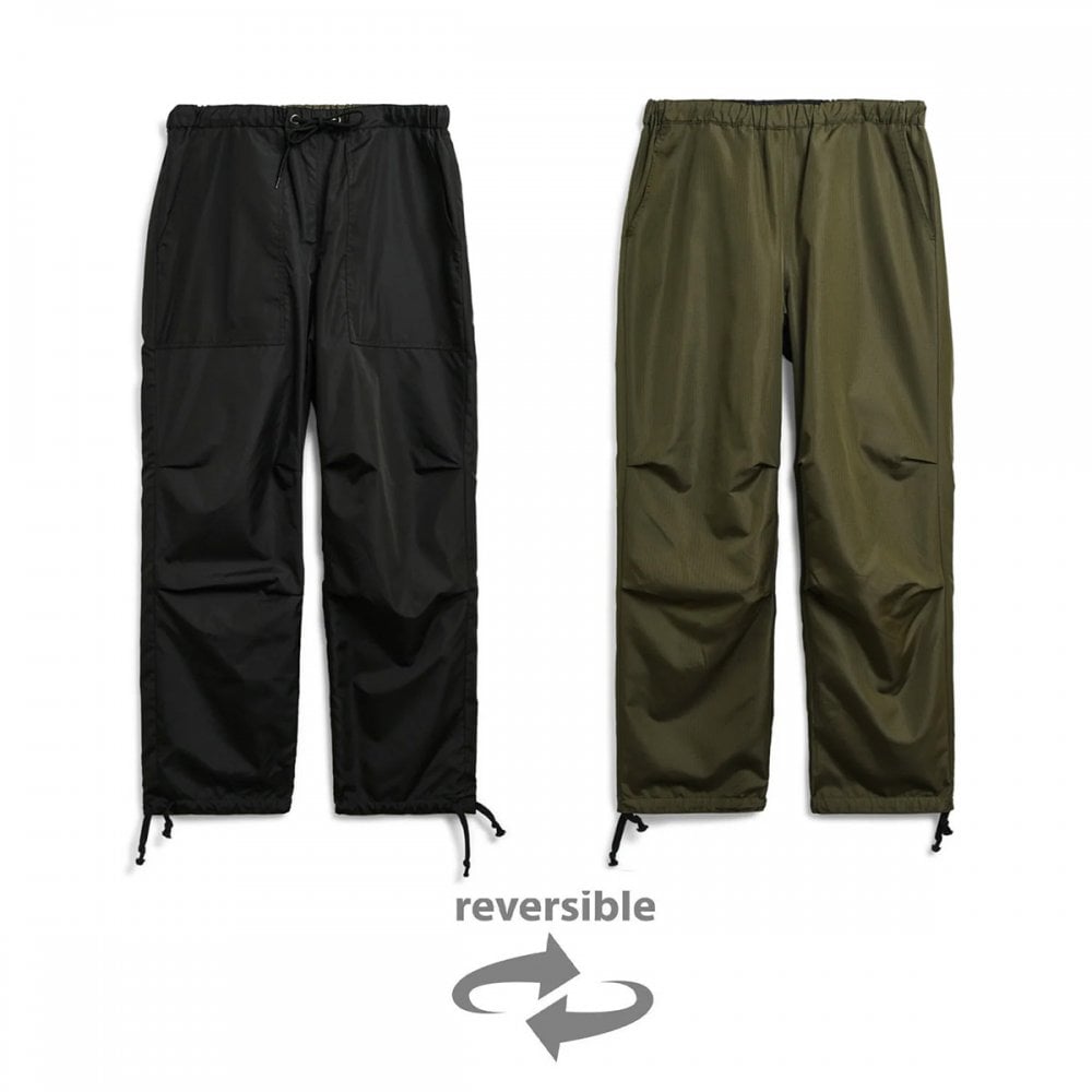Non Down Military Reversible Pants - Black