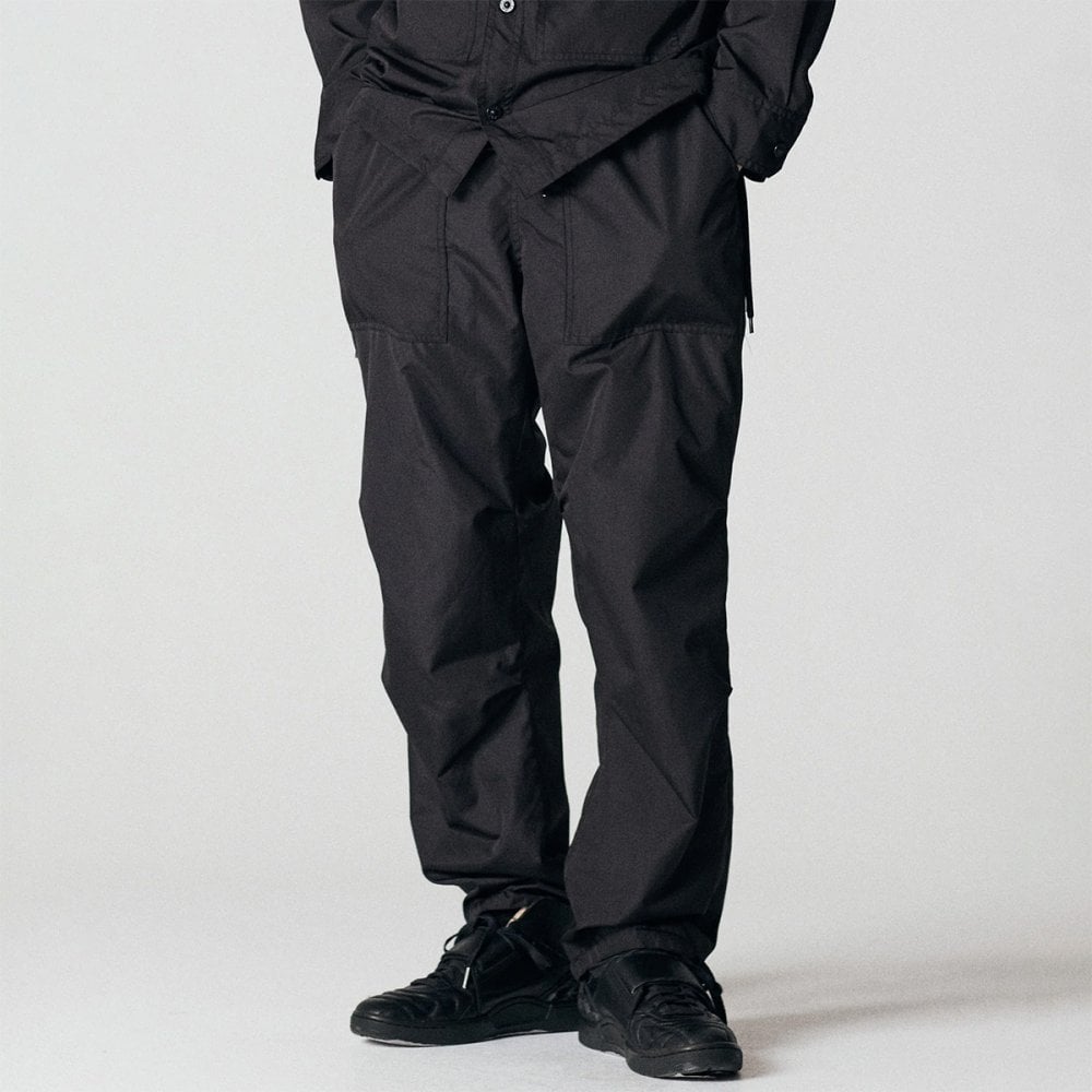 Non Down Military Reversible Pants - Black