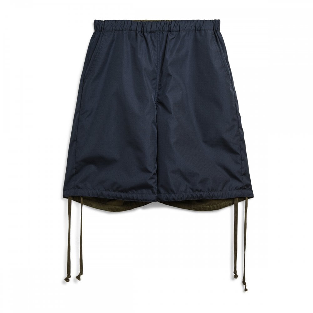 Non Down Military Reversible Shorts - Dark Olive
