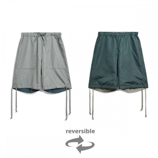 Non Down Military Reversible Shorts - Dark Sage Green