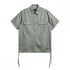 Non Down Military Half Sleeve Shirt - Dark Sage Green
