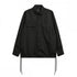 Non Down Military Long Sleeve Shirt - Black
