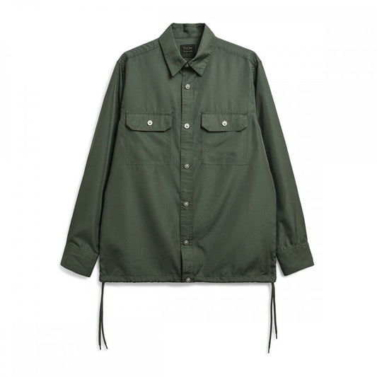 Non Down Military Long Sleeve Shirt - Olive