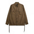 Non Down Military Long Sleeve Shirt - Light Brown