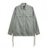 Non Down Military Long Sleeve Shirt - Dark Sage Green
