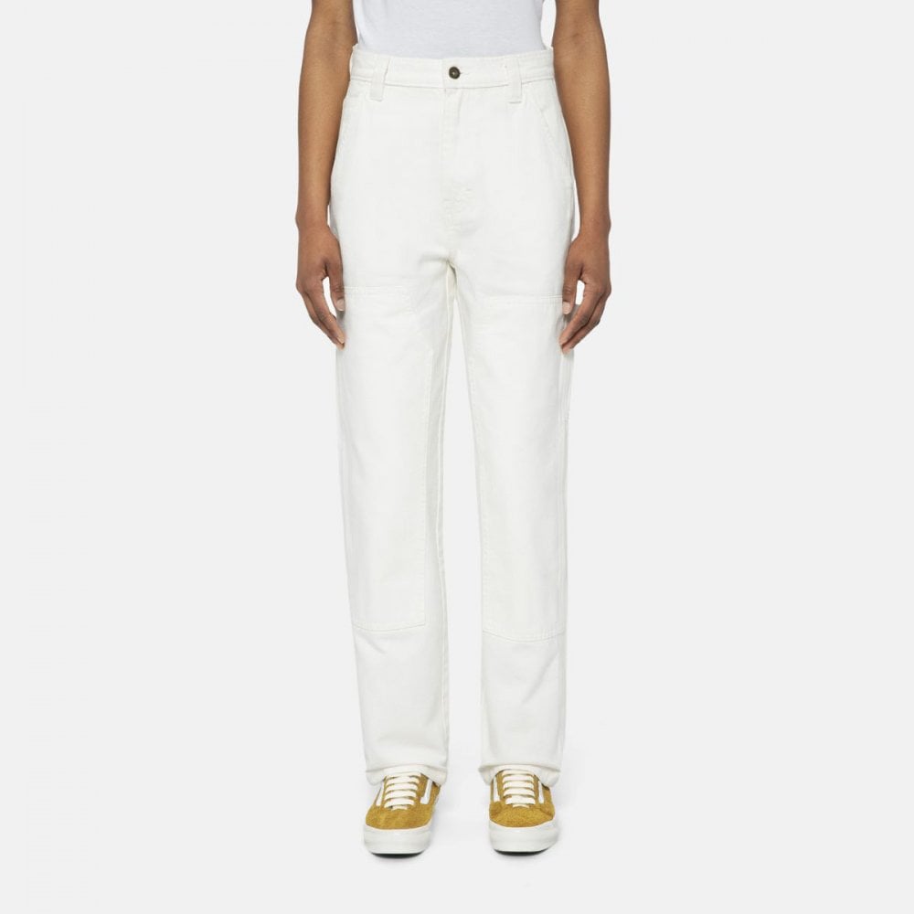 Women's Madison Double Knee Denim - White
