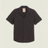 Nearly Black Cuba Waffle Shirt