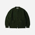 Wool Deck Zipup Cardigan Forest Green