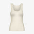 Women's Organic Rib Tank Top - Ivory White