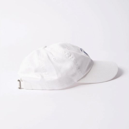 Script Logo 6 Panel Hat - White