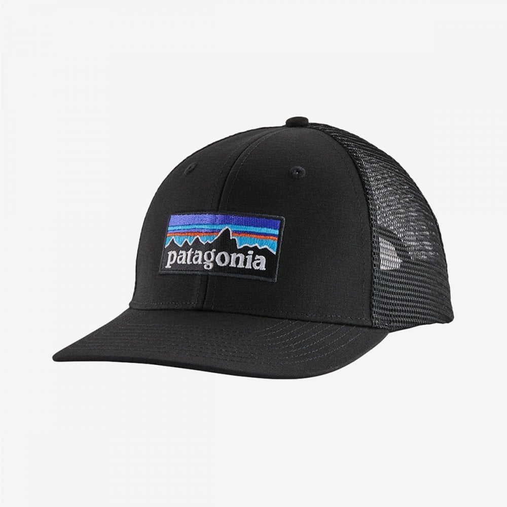 P-6 Logo Trucker Hat - Black