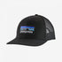 P-6 Logo Trucker Hat - Black