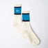 Script Logo Crew Socks Off White