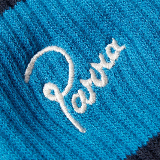 Script Logo Crew Socks Off White