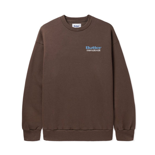 Internationale Embroidered Crewneck Brown