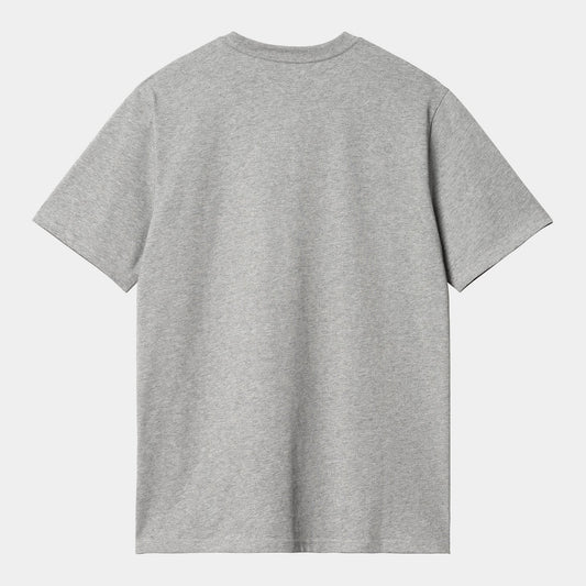 S/s Pocket T-shirt - Grey Heather