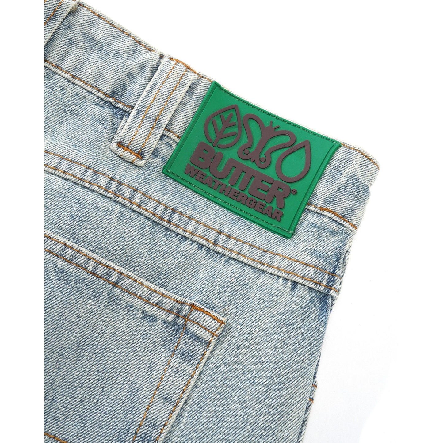 Weathergear Denim Shorts Faded Light Wash